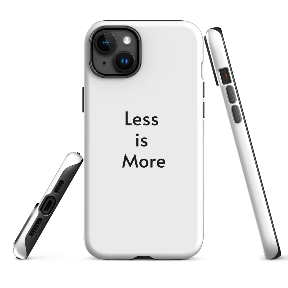 DeepDrip “Less is More” Tough Case for iPhone®