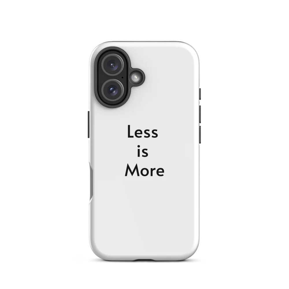 DeepDrip “Less is More” Tough Case for iPhone®