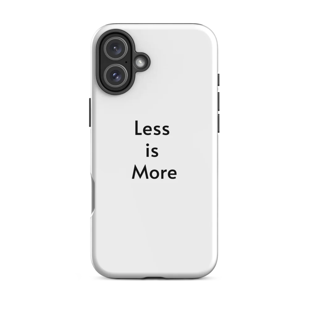 DeepDrip “Less is More” Tough Case for iPhone®