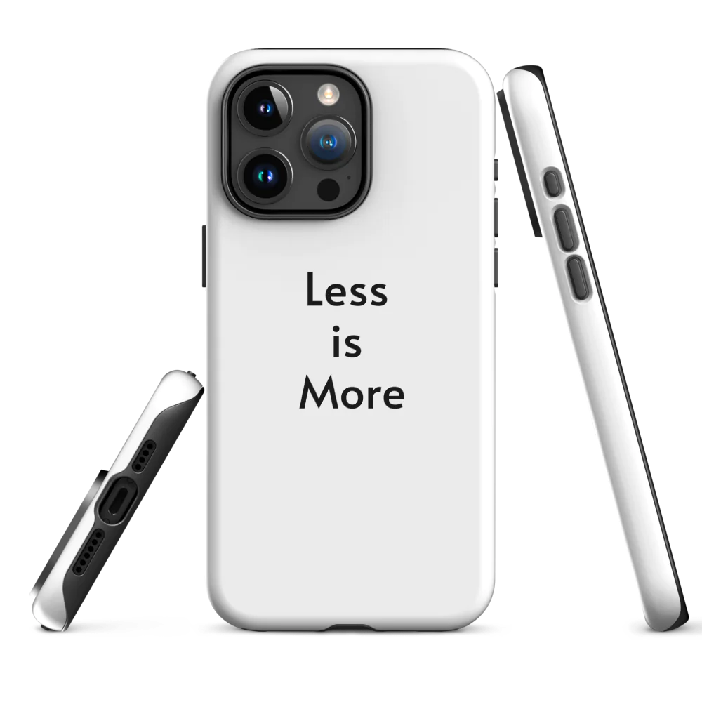 DeepDrip “Less is More” Tough Case for iPhone®