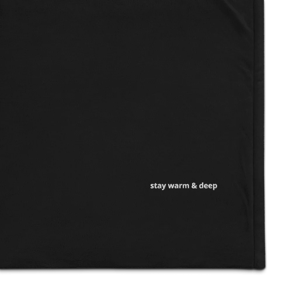 Embroidered Premium Sherpa Blanket | Port Authority BP40 – Stay Warm & Deep