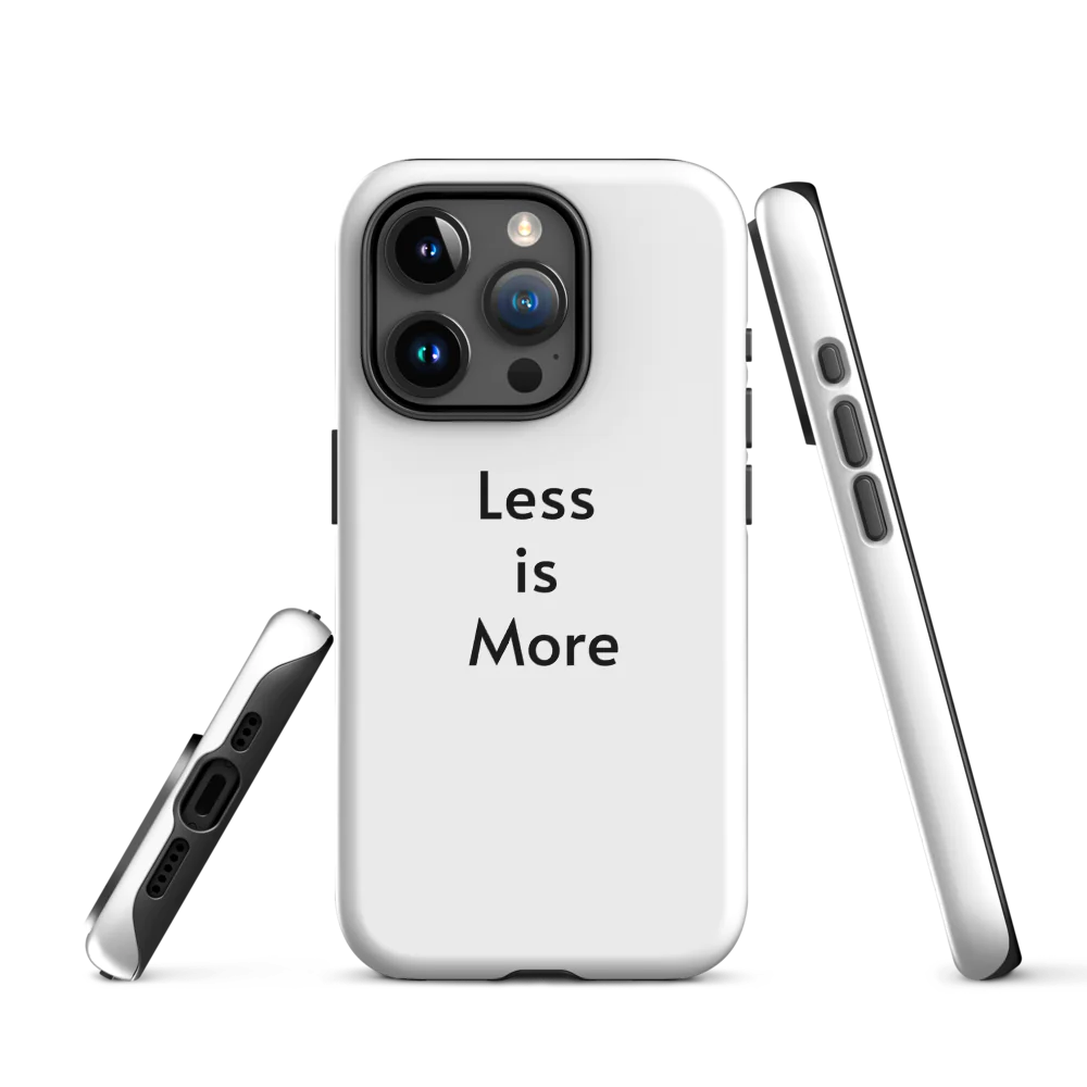 DeepDrip “Less is More” Tough Case for iPhone®