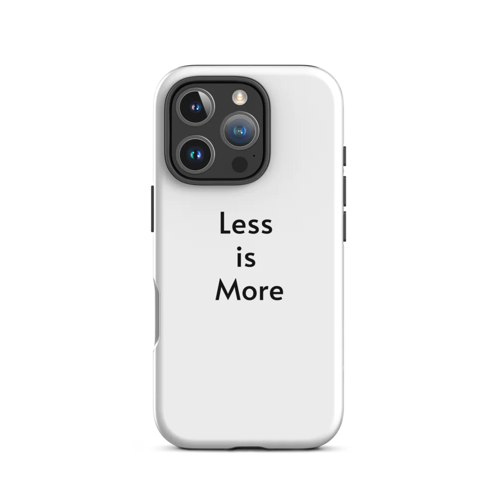 DeepDrip “Less is More” Tough Case for iPhone®