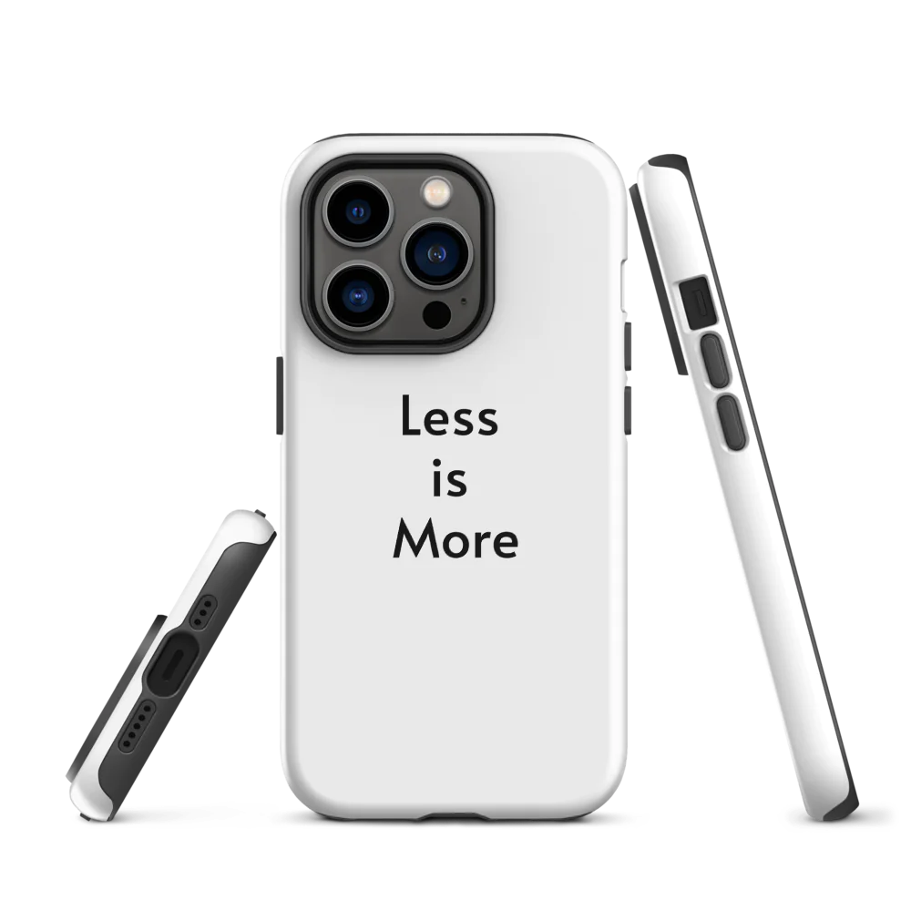 DeepDrip “Less is More” Tough Case for iPhone®