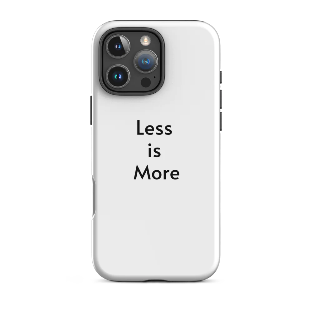DeepDrip “Less is More” Tough Case for iPhone®