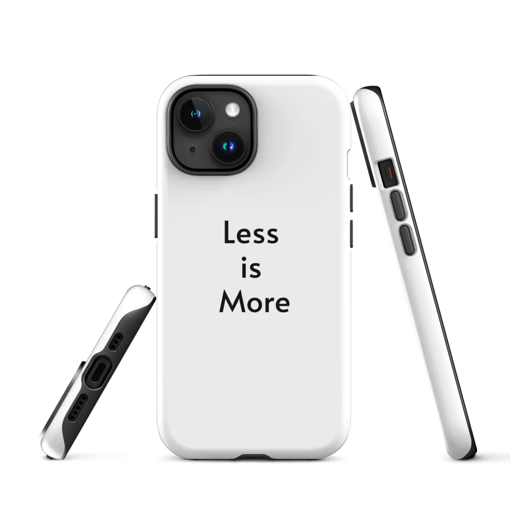 DeepDrip “Less is More” Tough Case for iPhone®
