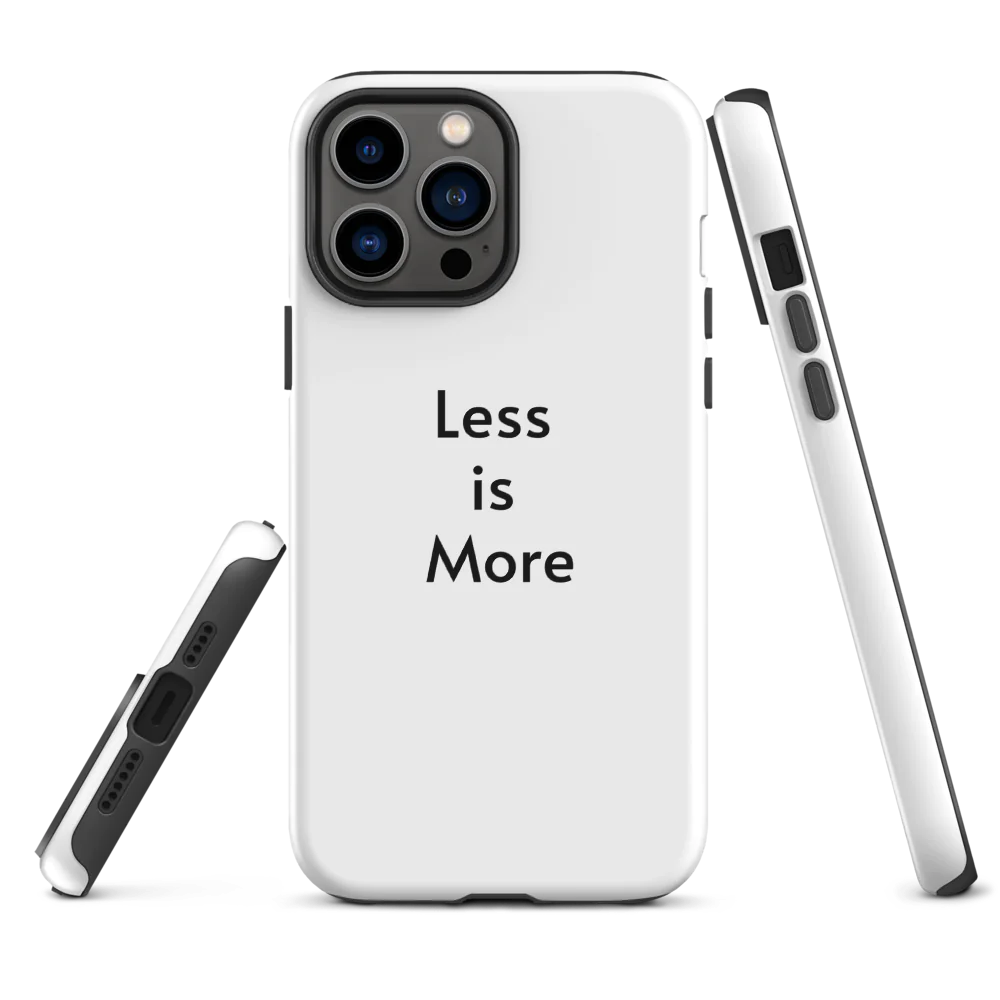 DeepDrip “Less is More” Tough Case for iPhone®