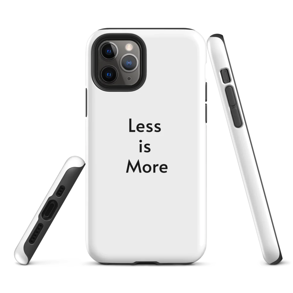 DeepDrip “Less is More” Tough Case for iPhone®